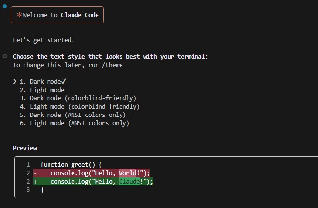 Claude Codeの操作画面